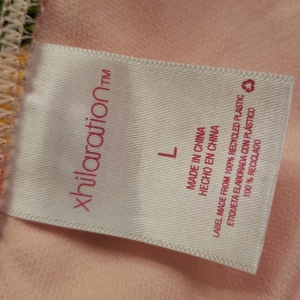 Xhilaration Citrus Print Bikini Top - Picture 10 of 12